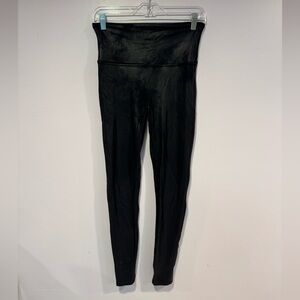 Black shimmer Spanx‎ leggings